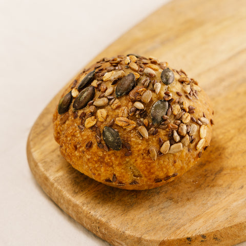 Vegan seed bun