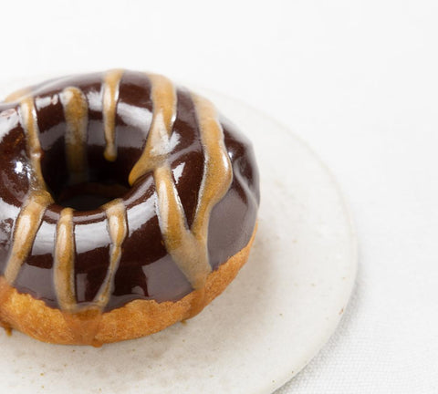 Donut nappage chocolat et caramel