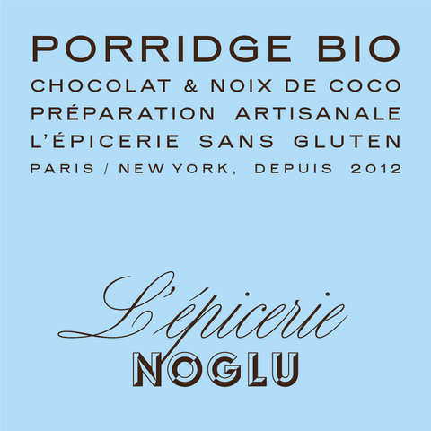 Porridge chocolat et noix de coco