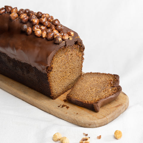 Vegan chocolate &amp; hazelnut cake